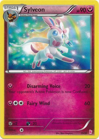 Sylveon (15/30) [XY: Trainer Kit - Sylveon & Noivern] - Destination Retro