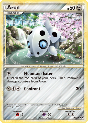 Aron (56/102) [HeartGold & SoulSilver: Triumphant] - Destination Retro