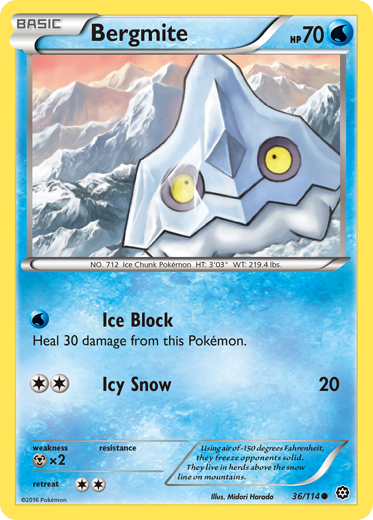 Bergmite (36/114) [XY: Steam Siege] - Destination Retro