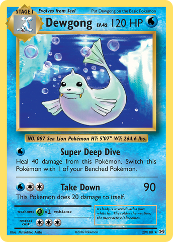 Dewgong (29/108) [XY: Evolutions] - Destination Retro