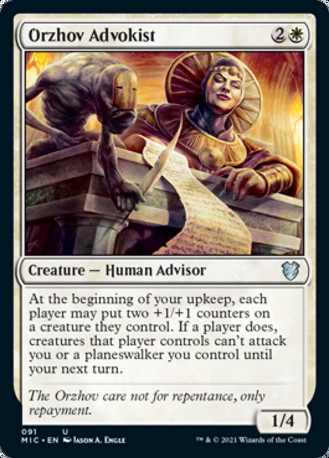 Orzhov Advokist [Innistrad: Midnight Hunt Commander] - Destination Retro