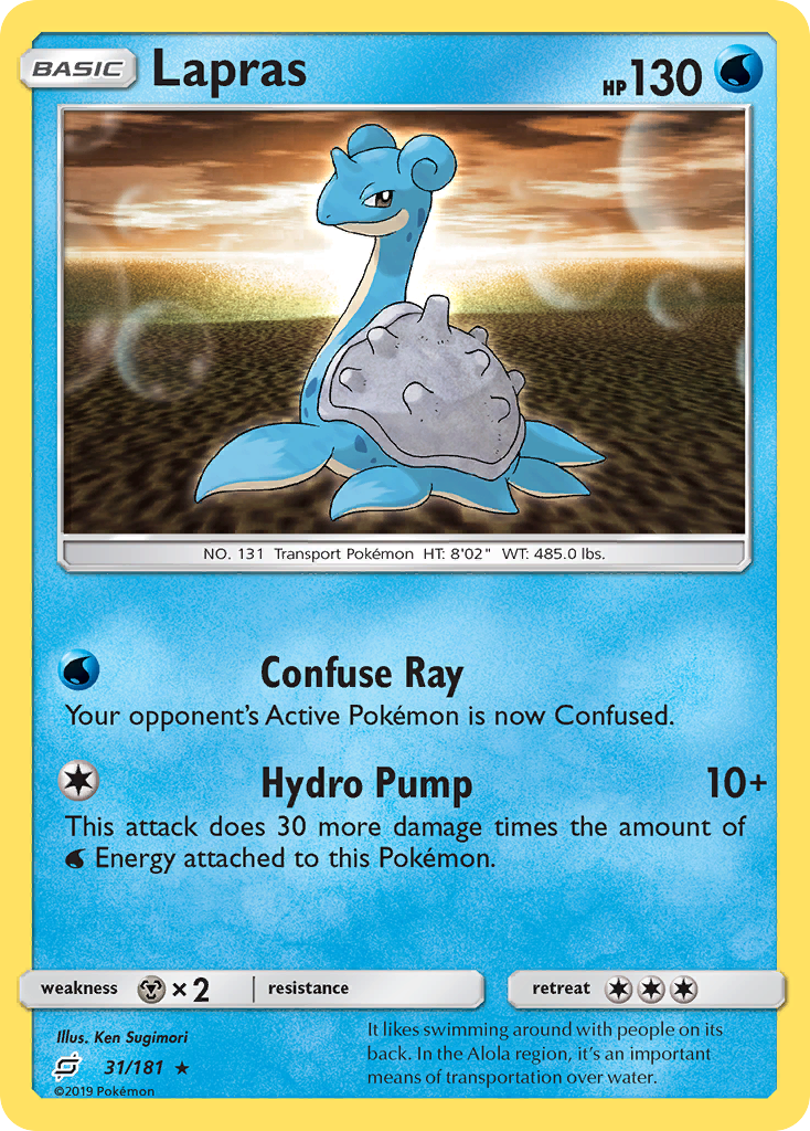 Lapras (31/181) [Sun & Moon: Team Up] - Destination Retro