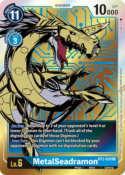 MetalSeadramon [BT2-030] (Dash Pack) [Release Special Booster Ver.1.0 Promos] - Destination Retro