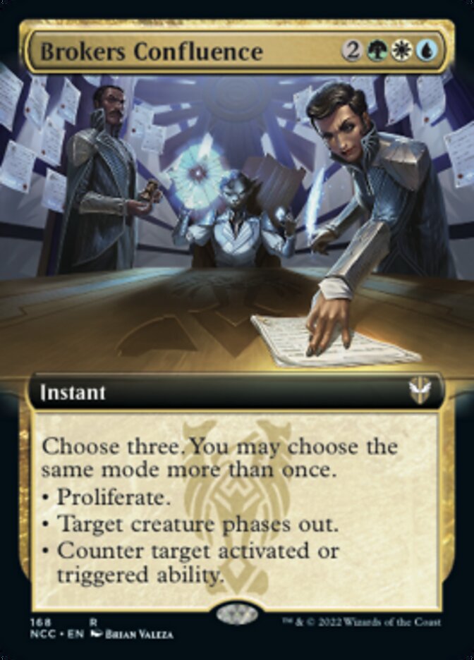 Brokers Confluence (Extended Art) [Streets of New Capenna Commander] - Destination Retro