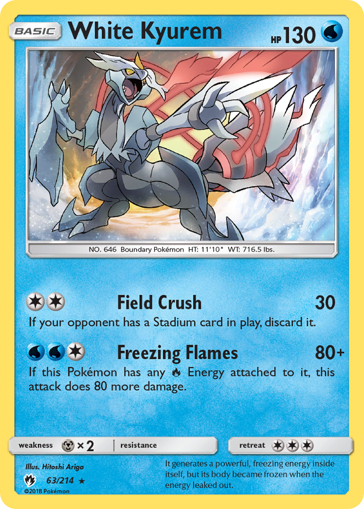 White Kyurem (63/214) [Sun & Moon: Lost Thunder] - Destination Retro