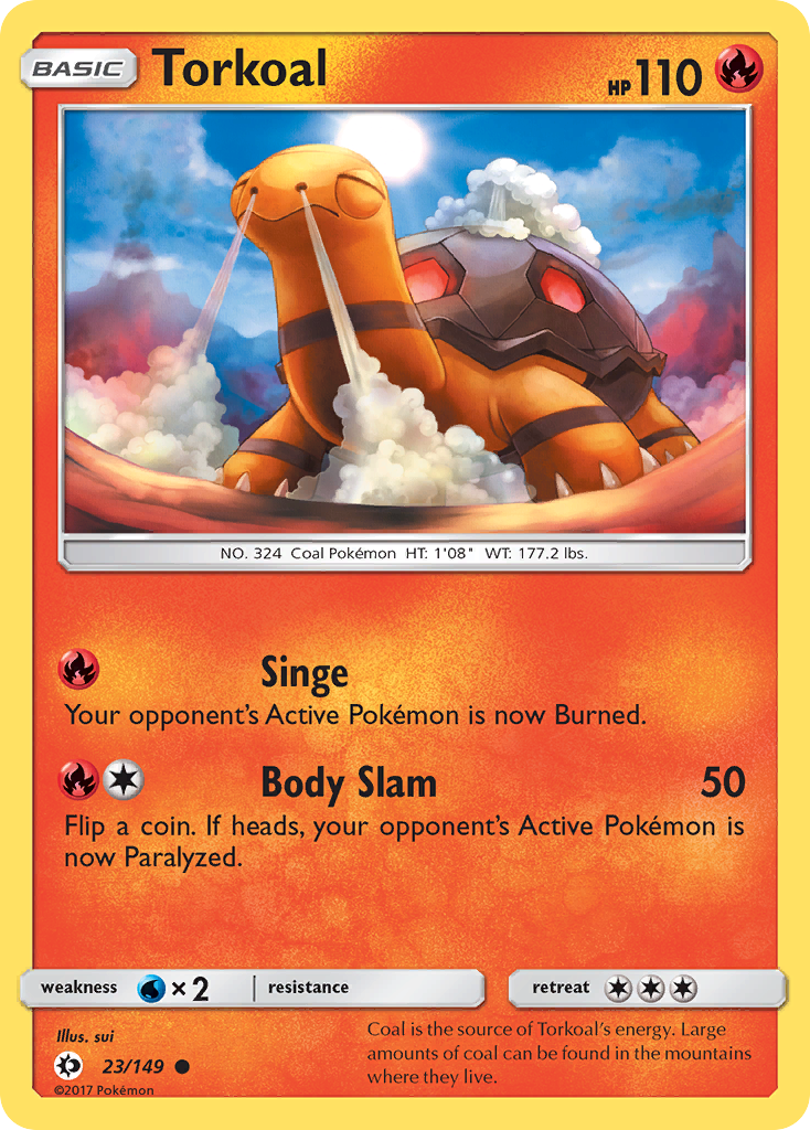 Torkoal (23/149) [Sun & Moon: Base Set] - Destination Retro