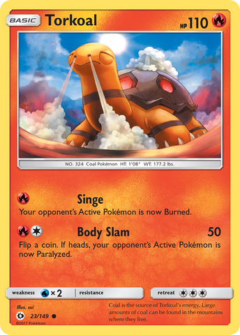 Torkoal (23/149) [Sun & Moon: Base Set] - Destination Retro
