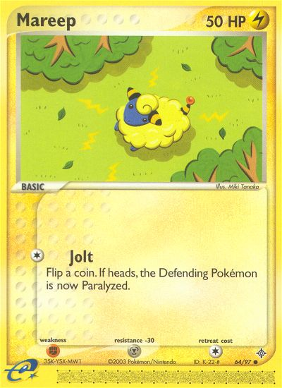 Mareep (64/97) [EX: Dragon] - Destination Retro