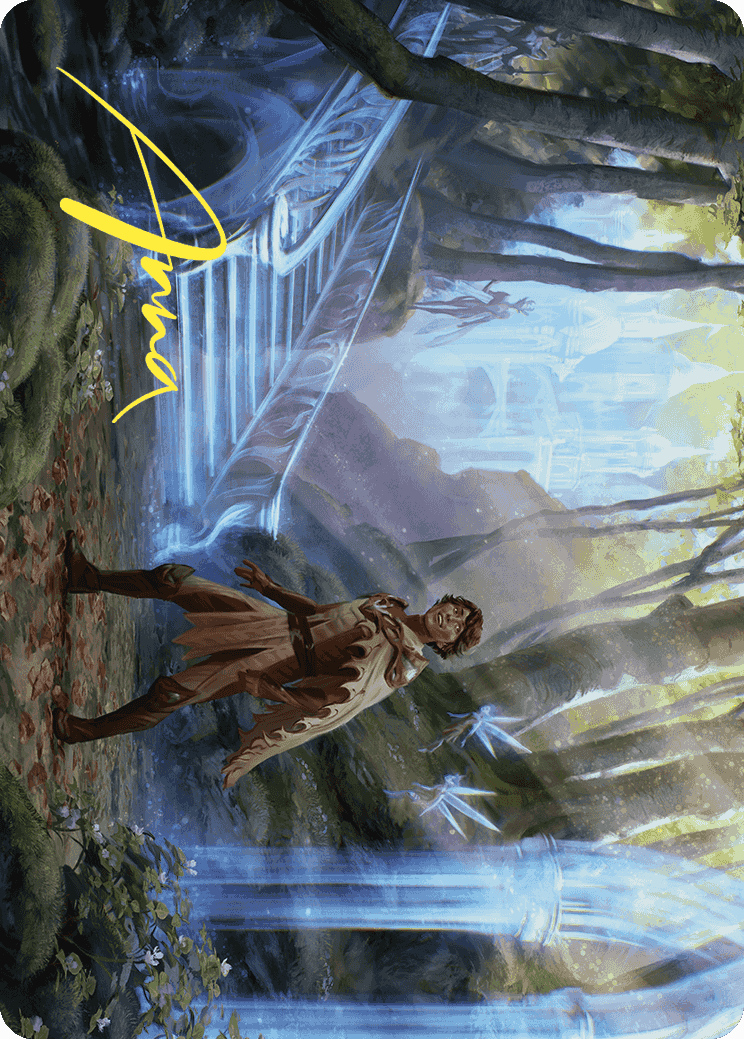 Into the Fae Court Art Card (Gold-Stamped Signature) [Wilds of Eldraine Art Series] - Destination Retro