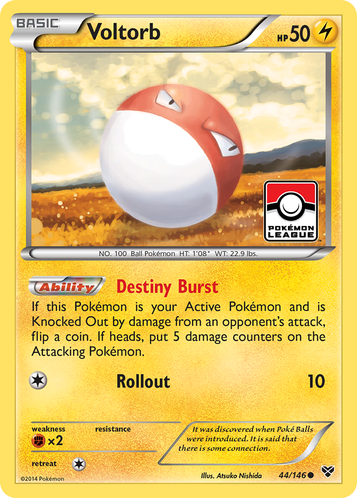 Voltorb (44/146) [XY: Base Set] - Destination Retro