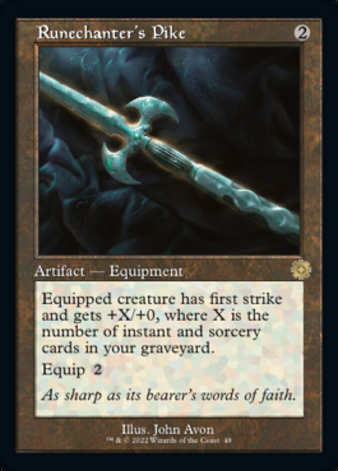 Runechanter's Pike (Retro) [The Brothers' War Retro Artifacts] - Destination Retro