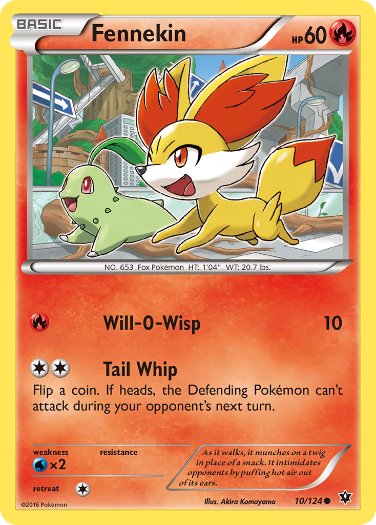 Fennekin (10/124) [XY: Fates Collide] - Destination Retro