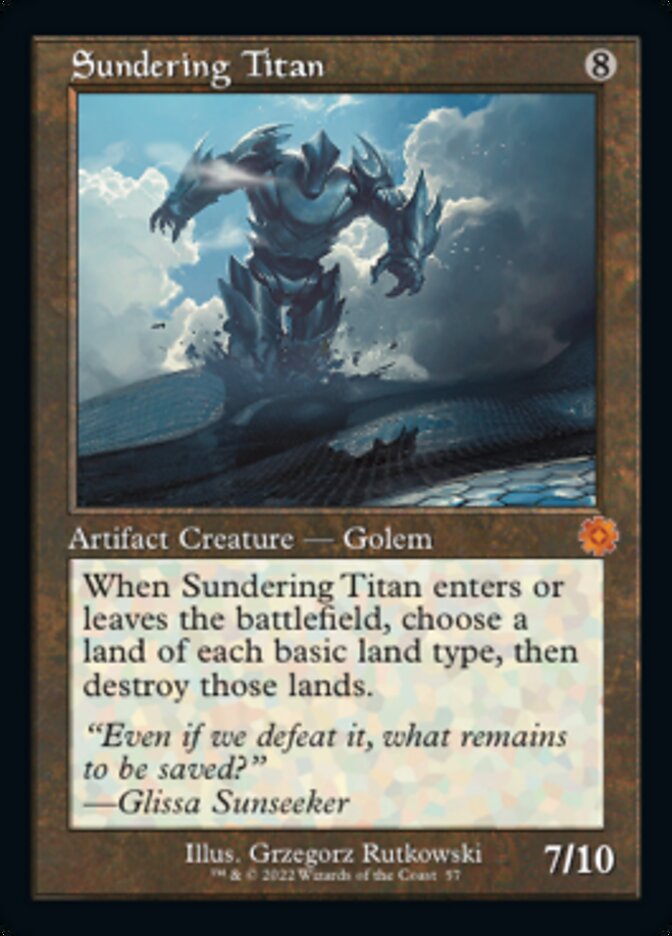 Sundering Titan (Retro) [The Brothers' War Retro Artifacts] - Destination Retro