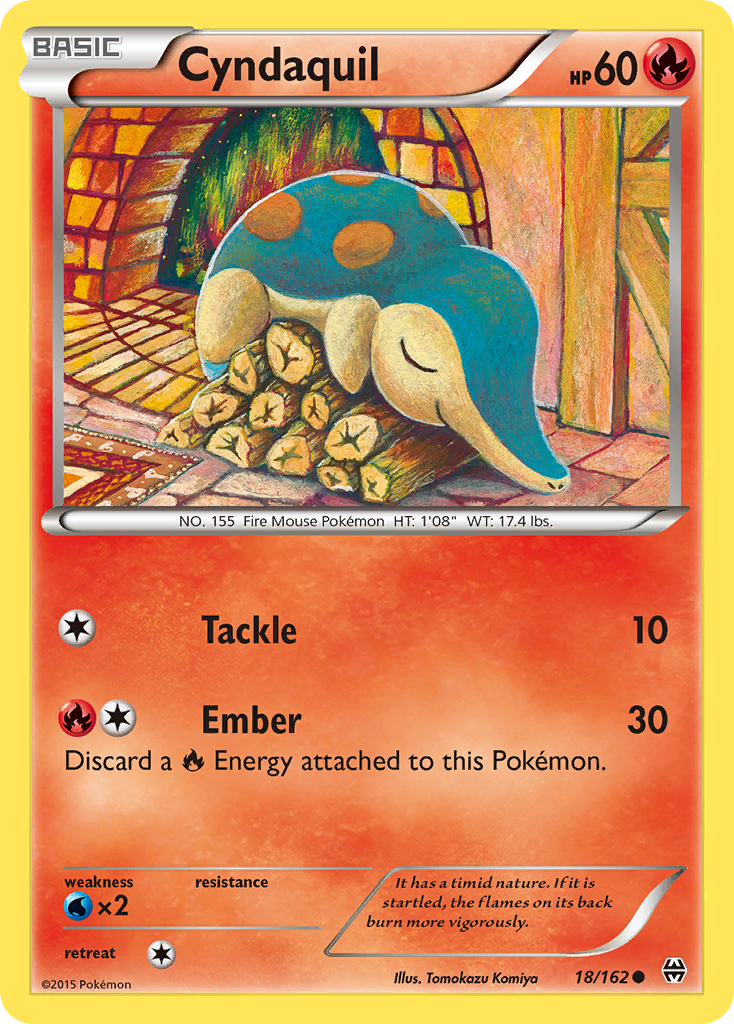 Cyndaquil (18/162) [XY: BREAKthrough] - Destination Retro