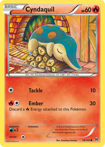 Cyndaquil (18/162) [XY: BREAKthrough] - Destination Retro