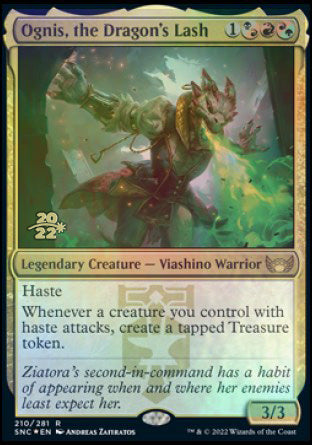 Ognis, the Dragon's Lash [Streets of New Capenna Prerelease Promos] - Destination Retro
