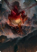 Red Dragon Art Card [Dungeons & Dragons: Adventures in the Forgotten Realms Art Series] - Destination Retro