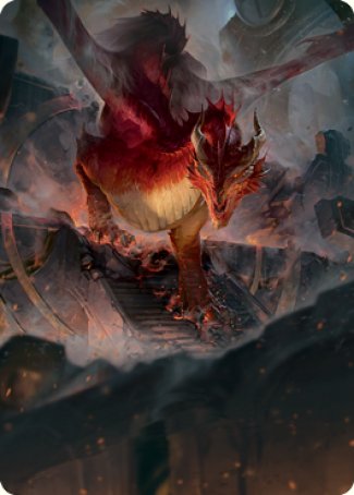 Red Dragon Art Card [Dungeons & Dragons: Adventures in the Forgotten Realms Art Series] - Destination Retro