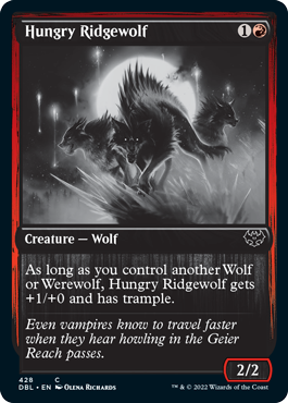 Hungry Ridgewolf [Innistrad: Double Feature] - Destination Retro