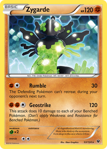 Zygarde (53/124) [XY: Fates Collide] - Destination Retro