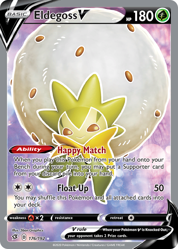 Eldegoss V (176/192) [Sword & Shield: Rebel Clash] - Destination Retro