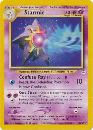 Starmie (25/64) [Neo Revelation Unlimited] - Destination Retro