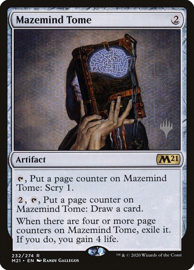 Mazemind Tome (Promo Pack) [Core Set 2021 Promos] - Destination Retro