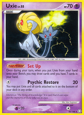 Uxie (43/146) [Diamond & Pearl: Legends Awakened] - Destination Retro