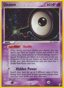 Unown (Q) (Q/28) [EX: Unseen Forces] - Destination Retro