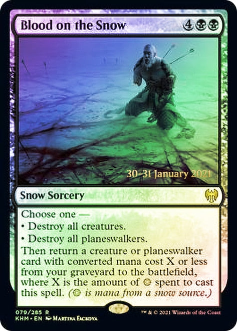 Blood on the Snow  [Kaldheim Prerelease Promos] - Destination Retro