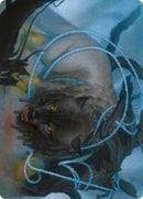 Bind the Monster Art Card [Kaldheim: Art Series] - Destination Retro