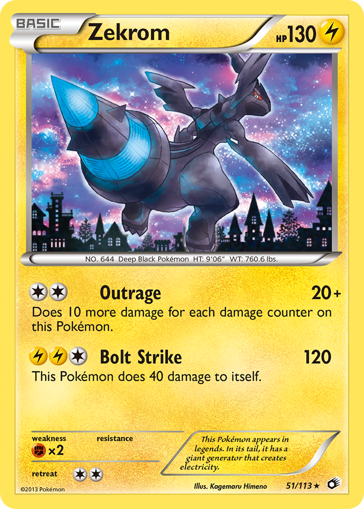 Zekrom (51/113) [Black & White: Legendary Treasures] - Destination Retro