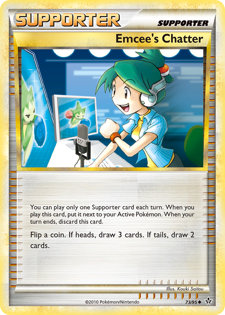 Emcee's Chatter (73/95) [HeartGold & SoulSilver: Unleashed] - Destination Retro