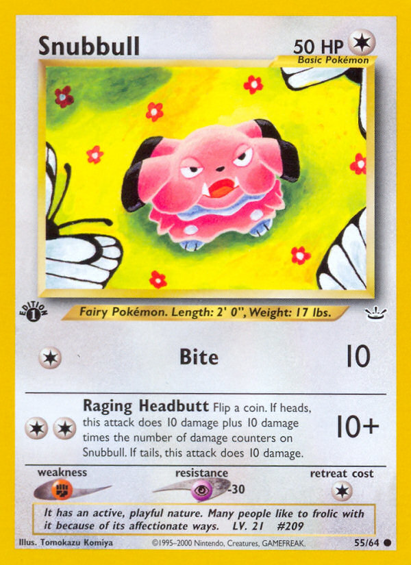 Snubbull (55/64) [Neo Revelation 1st Edition] - Destination Retro
