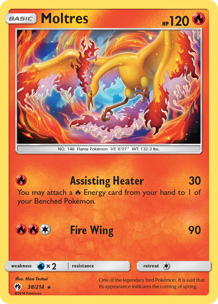 Moltres (38/214) [Sun & Moon: Lost Thunder] - Destination Retro