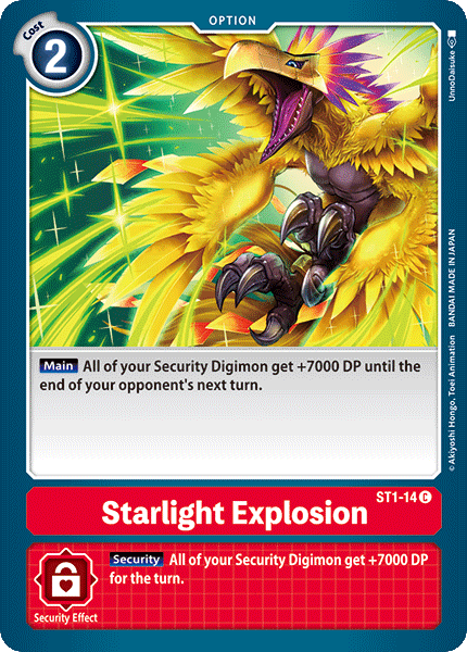 Starlight Explosion [ST1-14] [Starter Deck: Gaia Red] - Destination Retro