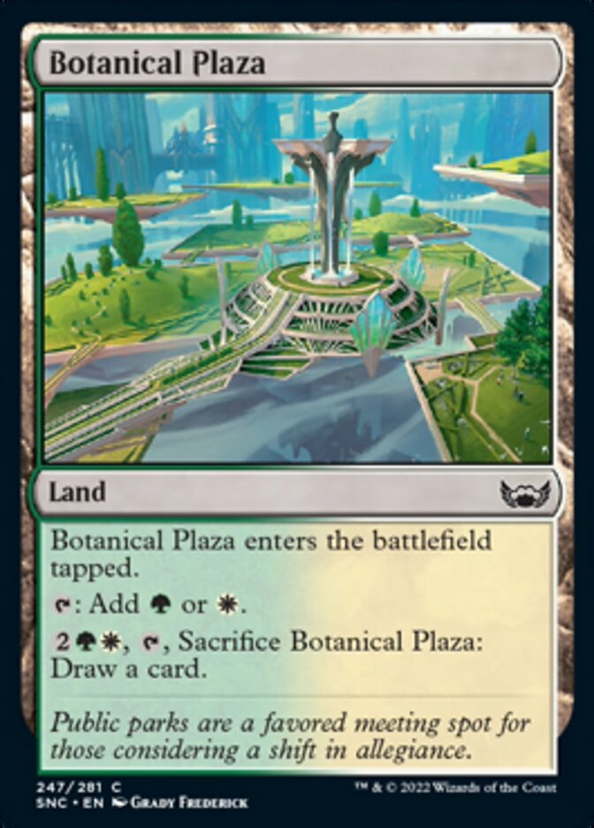 Botanical Plaza [Streets of New Capenna] - Destination Retro