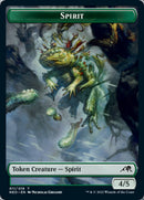 Samurai // Spirit (011) Double-sided Token [Kamigawa: Neon Dynasty Tokens] - Destination Retro