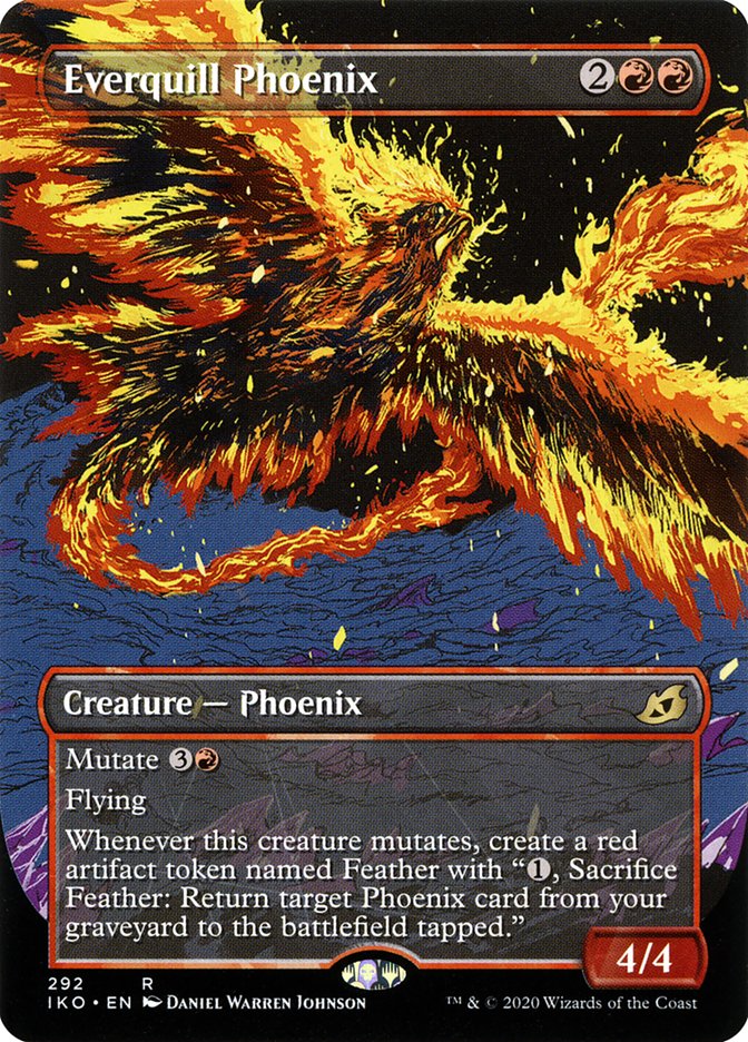 Everquill Phoenix (Showcase) [Ikoria: Lair of Behemoths] - Destination Retro