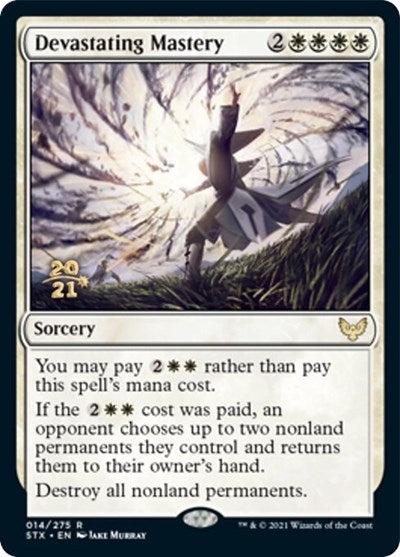 Devastating Mastery [Strixhaven: School of Mages Prerelease Promos] - Destination Retro