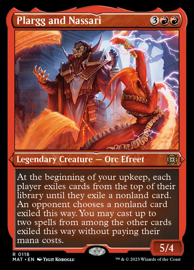 Plargg and Nassari (Foil Etched) [March of the Machine: The Aftermath] - Destination Retro
