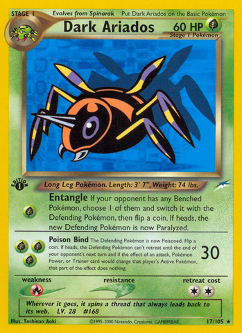 Dark Ariados (17/105) [Neo Destiny 1st Edition] - Destination Retro