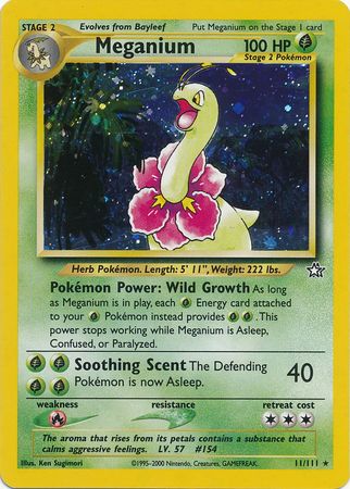 Meganium (11/111) [Neo Genesis Unlimited] - Destination Retro