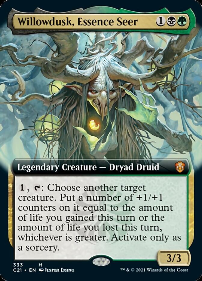 Willowdusk, Essence Seer (Extended) [Commander 2021] - Destination Retro