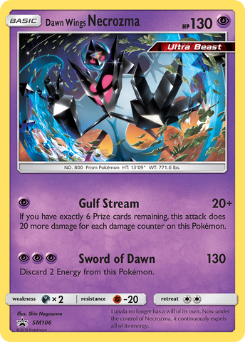 Dawn Wings Necrozma (SM106) [Sun & Moon: Black Star Promos] - Destination Retro