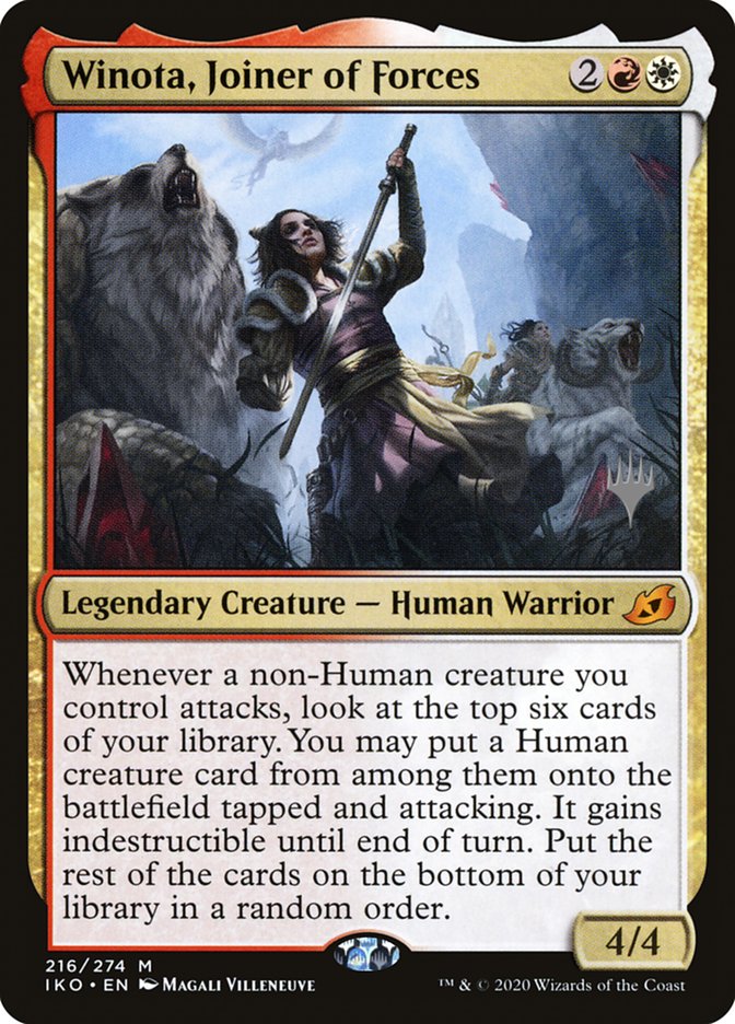 Winota, Joiner of Forces (Promo Pack) [Ikoria: Lair of Behemoths Promos] - Destination Retro