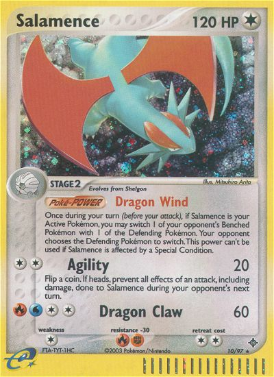 Salamence (10/97) [EX: Dragon] - Destination Retro