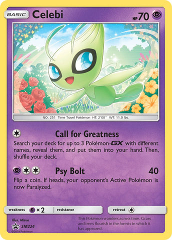 Celebi (SM224) [Sun & Moon: Black Star Promos] - Destination Retro