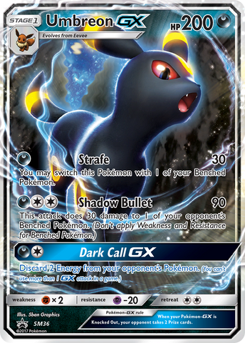 Umbreon GX (SM36) [Sun & Moon: Black Star Promos] - Destination Retro