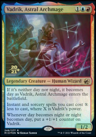 Vadrik, Astral Archmage [Innistrad: Midnight Hunt Prerelease Promos] - Destination Retro